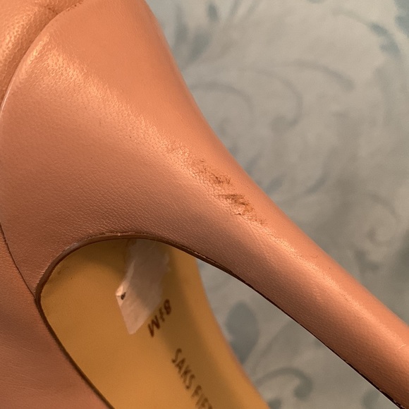 Saks Fifth Avenue Leather Pumps - Picture 7 of 9